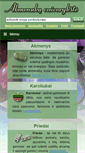 Mobile Screenshot of akmenuku-vaivorykste.lt
